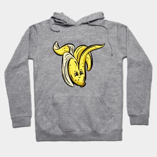 Cheeky Cartoon Banana Skin Garden Tips Toons Hoodie